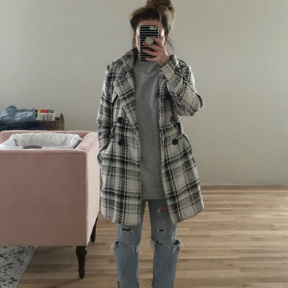 Plaid coat from Belk